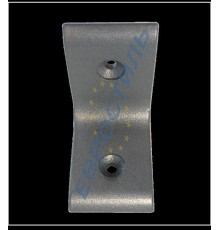 Соединительный уголок Design RAL 9006