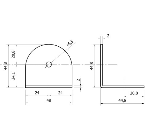 Уголок соединительный Loft