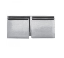 Коннектор стекло-стекло, хром