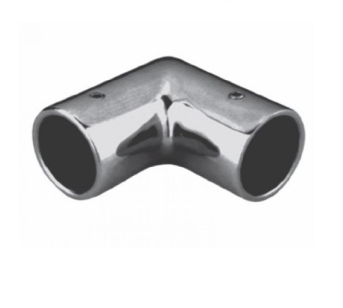 Угловой соединитель к штанге 22 мм, хром