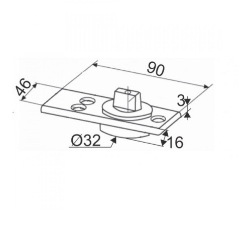 Ось поворотная