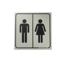 Табличка на дверь туалета М/Ж