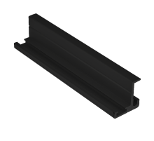 Профиль дверной черный 12 мм