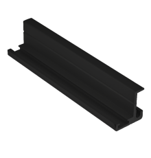 Профиль дверной черный 12 мм