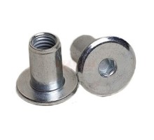 Гайка Эриксона с плоской головкой М6 нерж