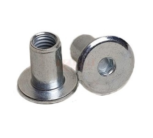 Гайка Эриксона с плоской головкой М6 цинк