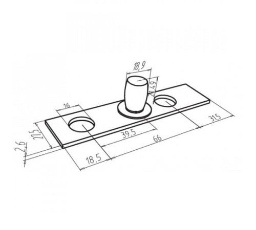 Ось для верхней петли