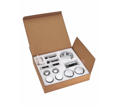 Комплект раздвижной системы, хром