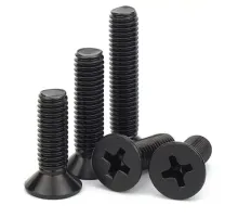 Din 966, Винт полупотайной М6*12 черный
