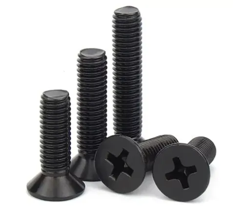 Din 966, Винт полупотайной М6*12 черный