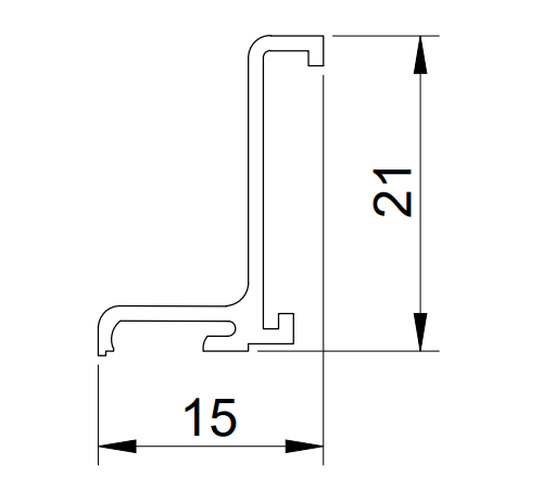 Притвор дверной для шкафчиков