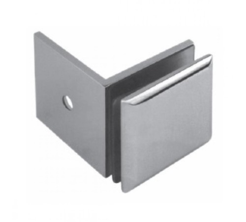 Крепеж стекло-стена 90°, цинк CR