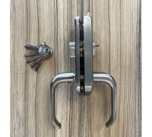 Замок нажимной для межкомнатной двери, без притвора