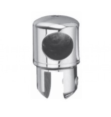 Держатель штанга-стекло сквозной, хром