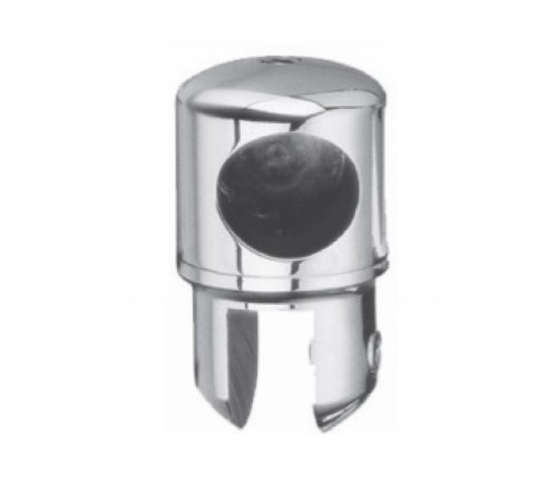 Держатель штанга-стекло сквозной, хром