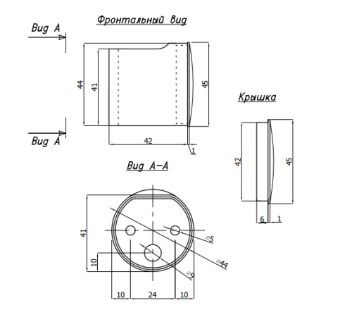 Ручка с крышкой HD-004