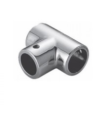 Соединитель Т-образный труба-труба, хром