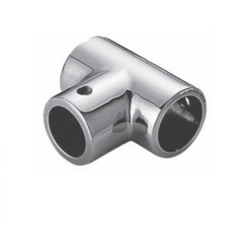Соединитель Т-образный труба-труба, хром
