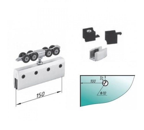 Комплект для раздвижной системы