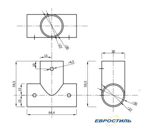 Соединительный элемент Т-образный