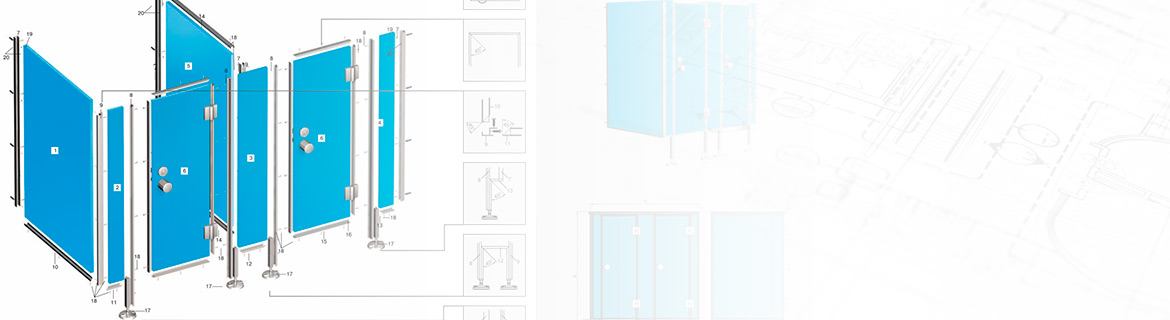 Проектирование сантехнических перегородок